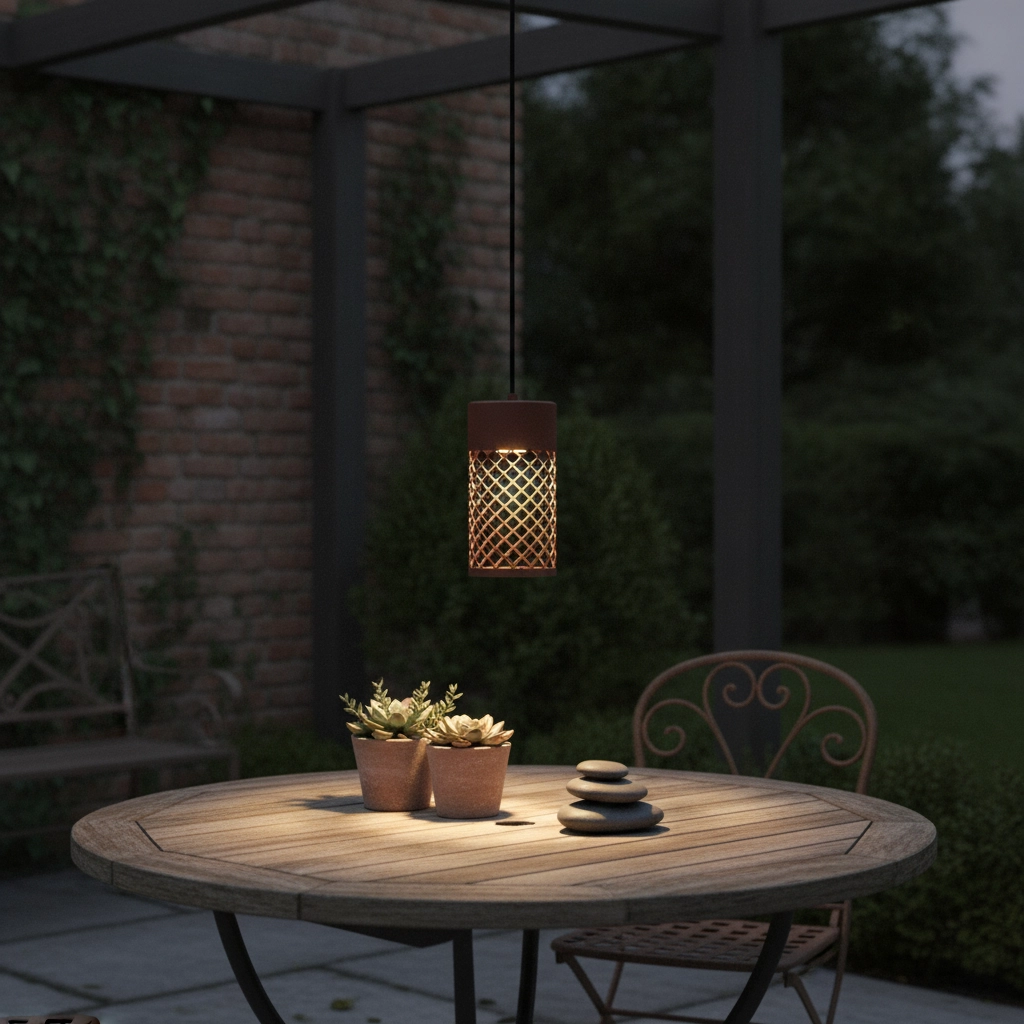 Pendant lamp Motley Rusty brown