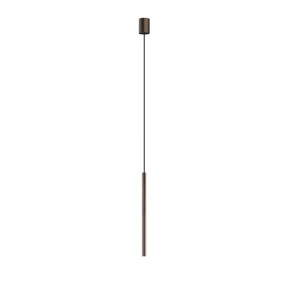 Narrow pendant lamp Laser 490 Chocolate brown