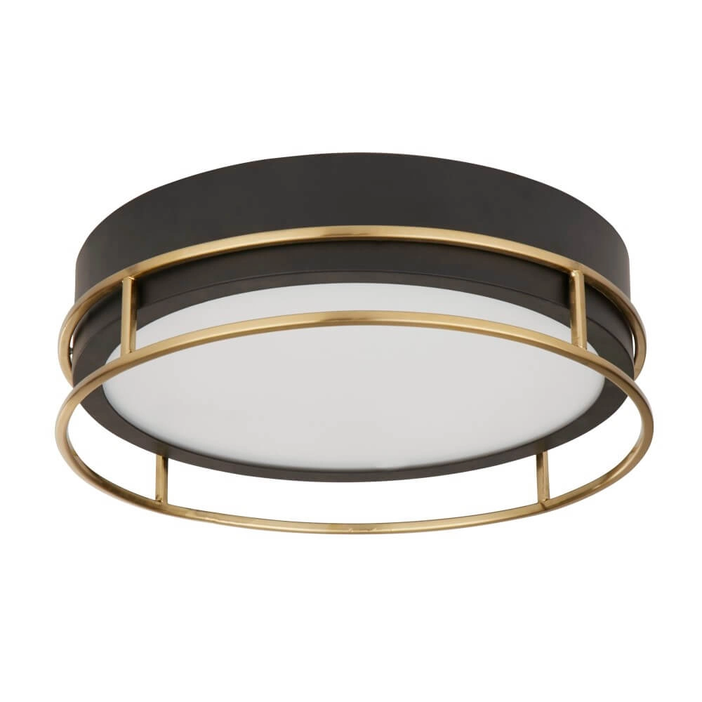 Design ceiling lamp Pheonix Ø 30cm black with gold