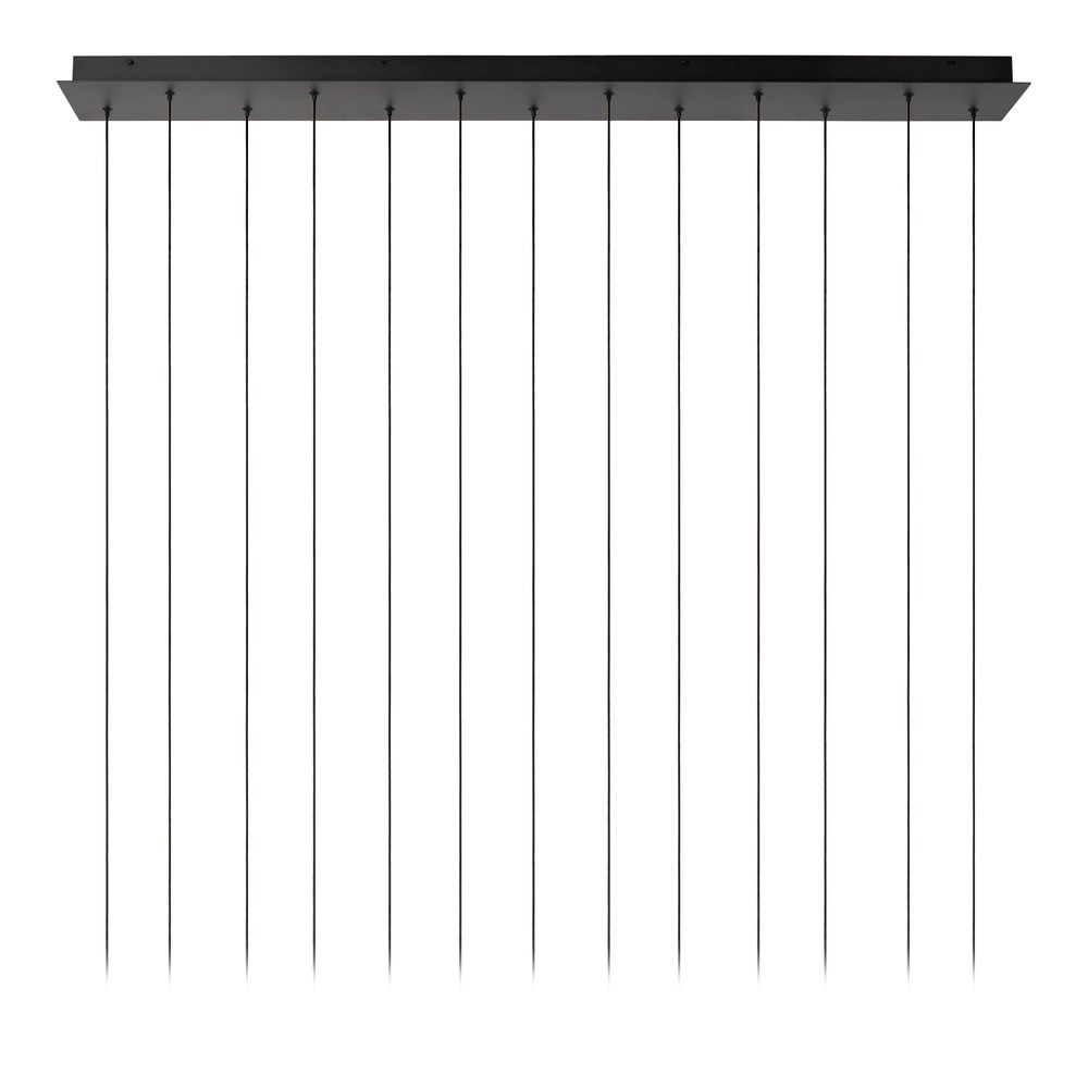 Design pendant lamp Montana 13-light grey Premium by Lucide 5411212680143