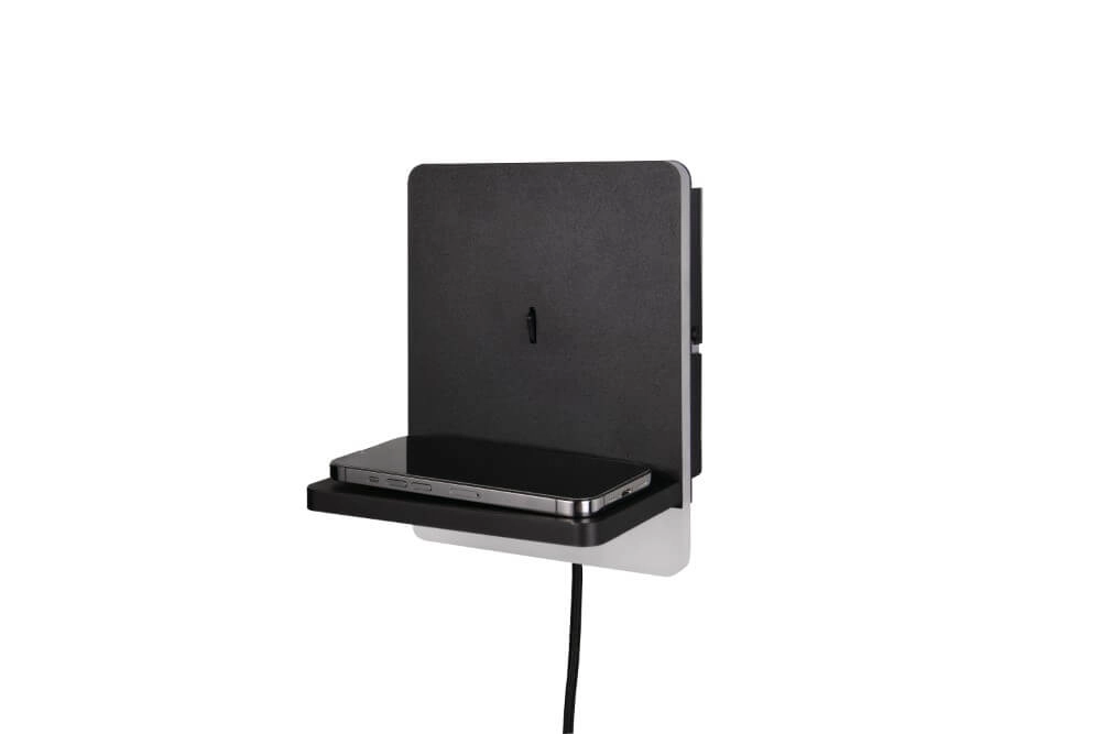 Led bedroom wall lamp Fairfield black Trio 4017807614787