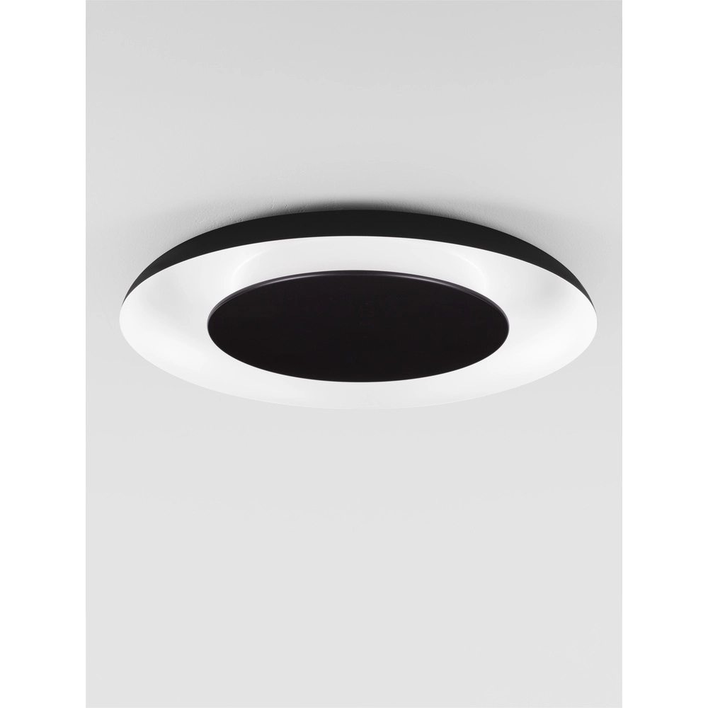 Design ceiling lamp Epos Ø 60cm black with white Lyora 5212017463197