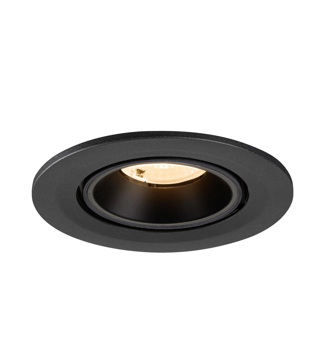 Recessed spotlight Numinos Gimble S black 2700K - 40deg SLV 4024163313728