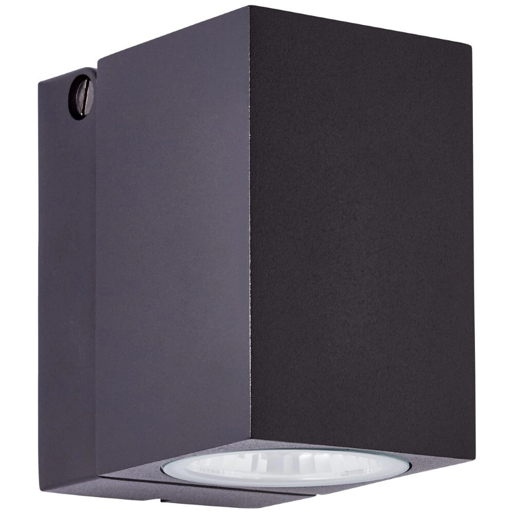 Black surface-mounted spotlight Burk design Brilliant 4004353349317