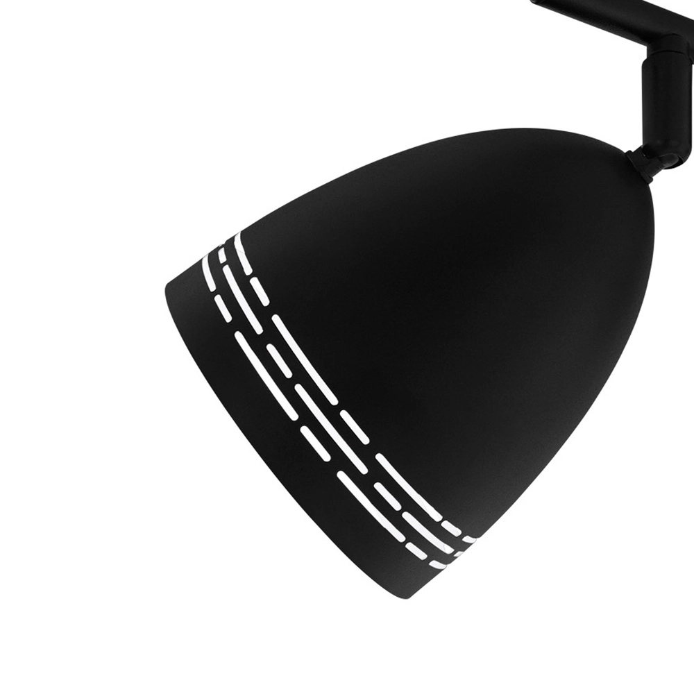 Ceiling lamp Sabatella Black Eglo 9002759981686
