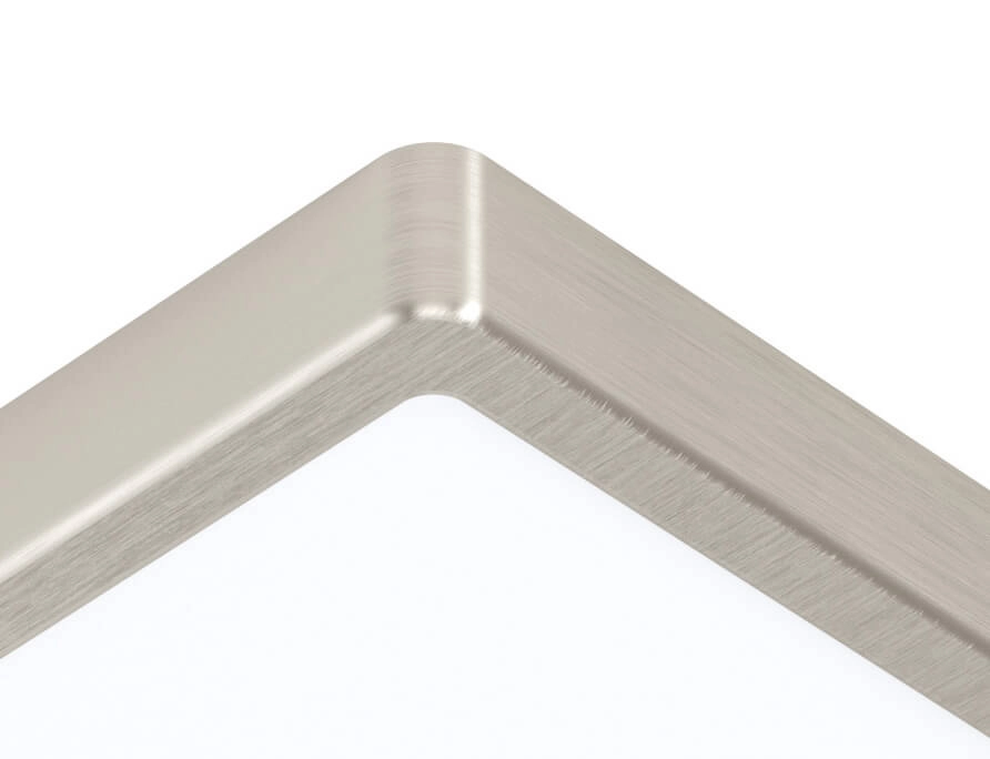 Square ceiling lamp Fueva 5 28.5cm - 4000K Stainless Steel Eglo 9002759992545