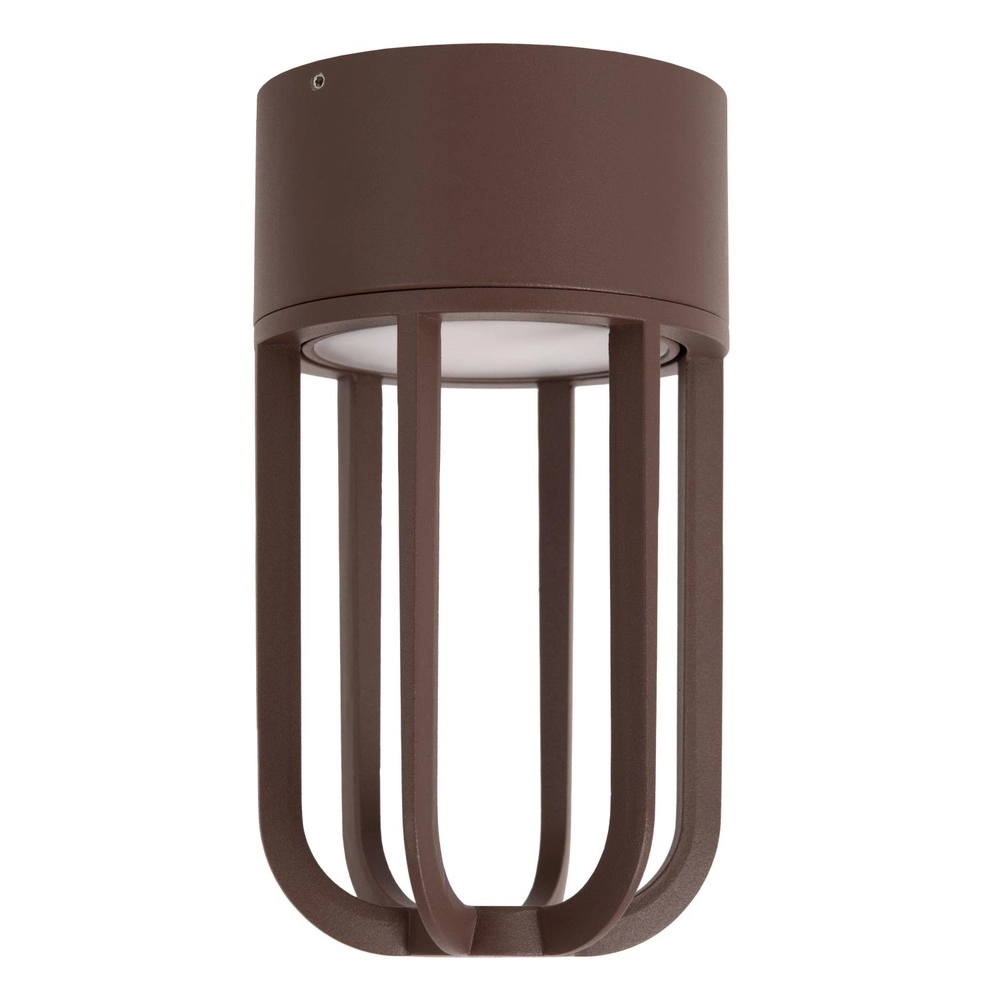 Ceiling lamp Wells Rusty brown