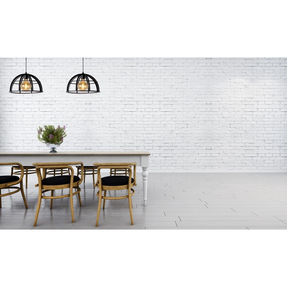2-light pendant lamp Dikra Industrial Black Lucide 5411212761019