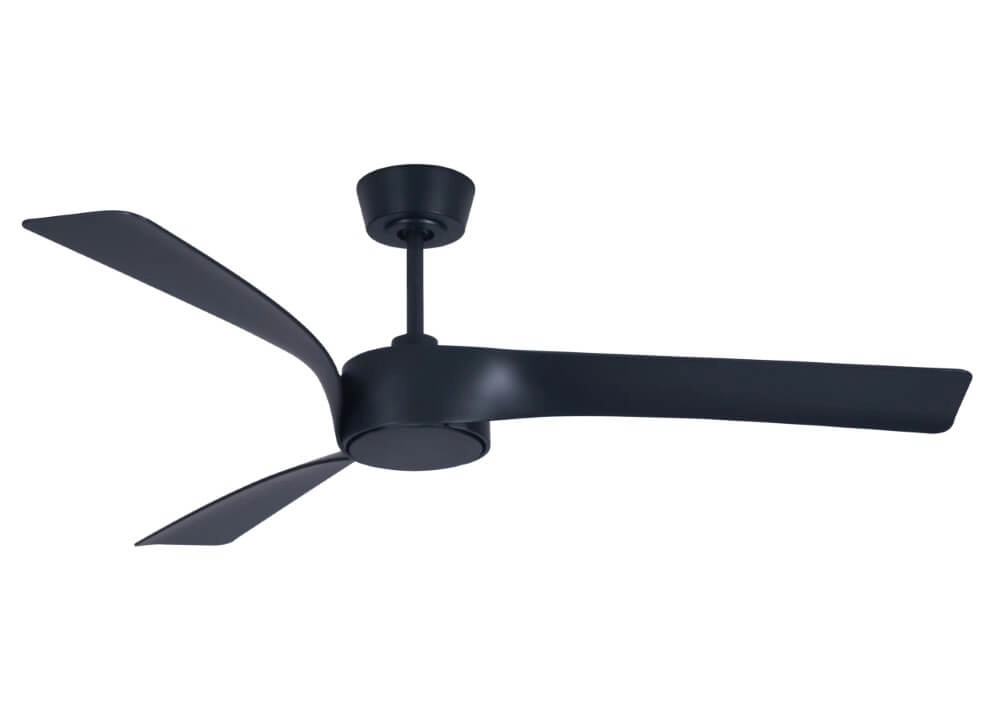 Designer ceiling fan Line Ø 132cm black