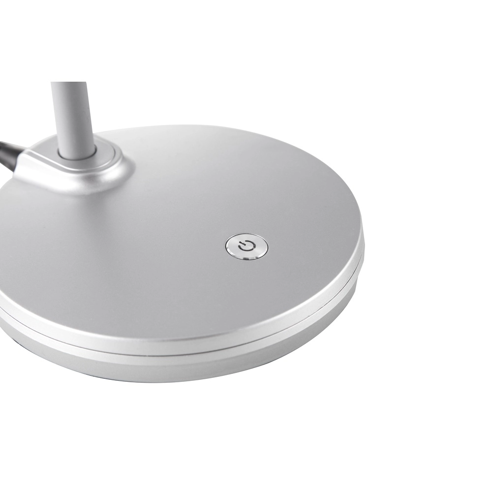 Led desk lamp Carmen silver grey Globo 4048194064350