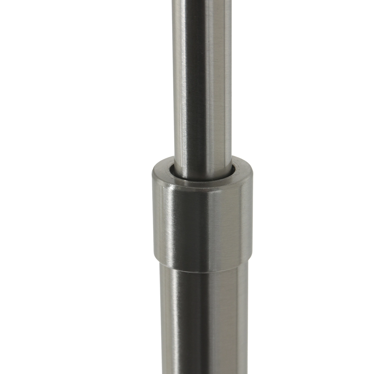 Floor Reading Lamp Prestige Chic Stainless steel with 40cm taupe lampshade Steinhauer 8712746145717