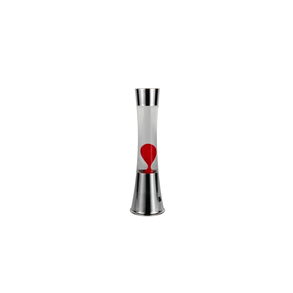 Lava lamp Etna silver with red Trio 4017807668445