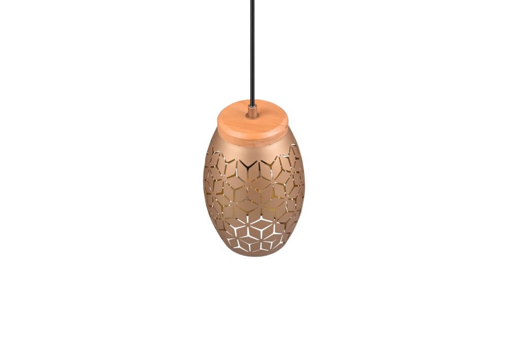 Brown hanging lamp Bidar design Trio 4017807579024