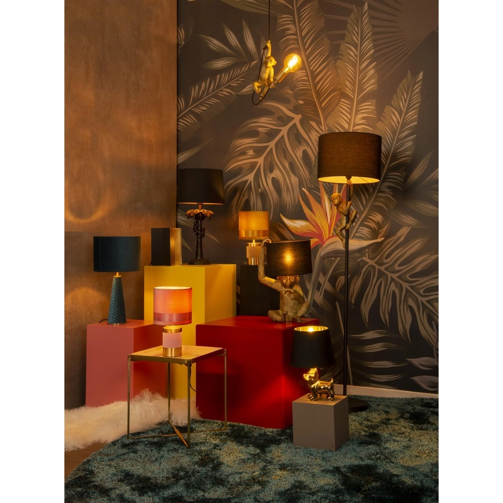 Pendant lamp Extravaganza Chimp monkey black with gold Lucide 5411212105318