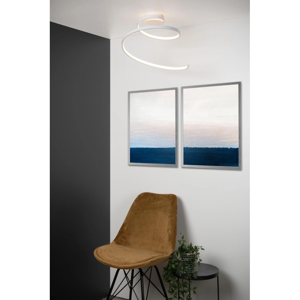 Modern ceiling lamp Maxence white Lucide 5411212460752