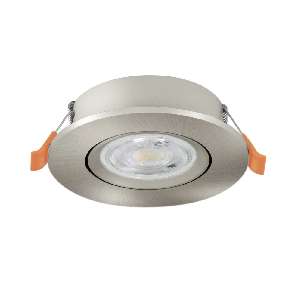 Recessed spotlight Barranco nickel Ø 9cm - 3-step CCT