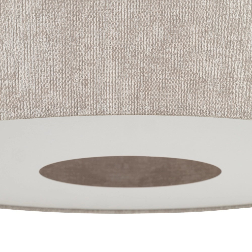 Pendant lamp Cedro sand brown Ø 65cm