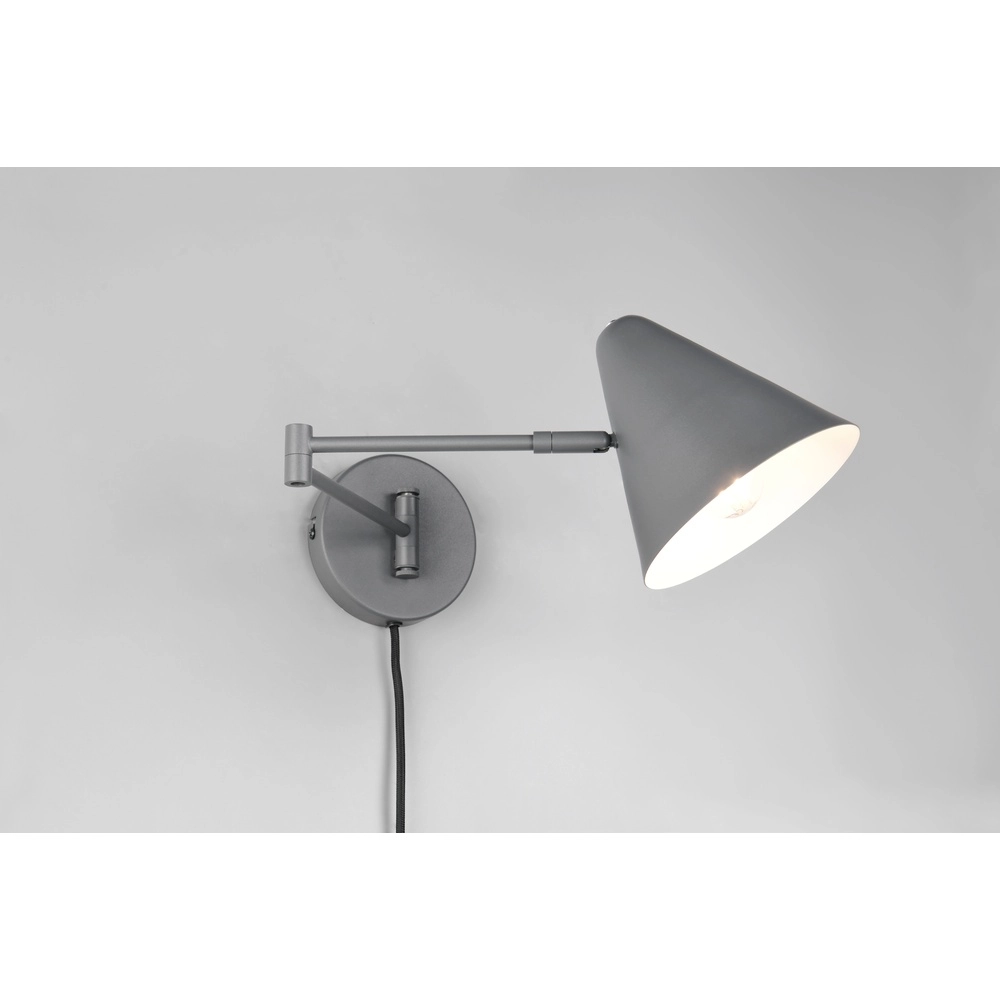 Design wall lamp Cosima anthracite Trio 4017807660012