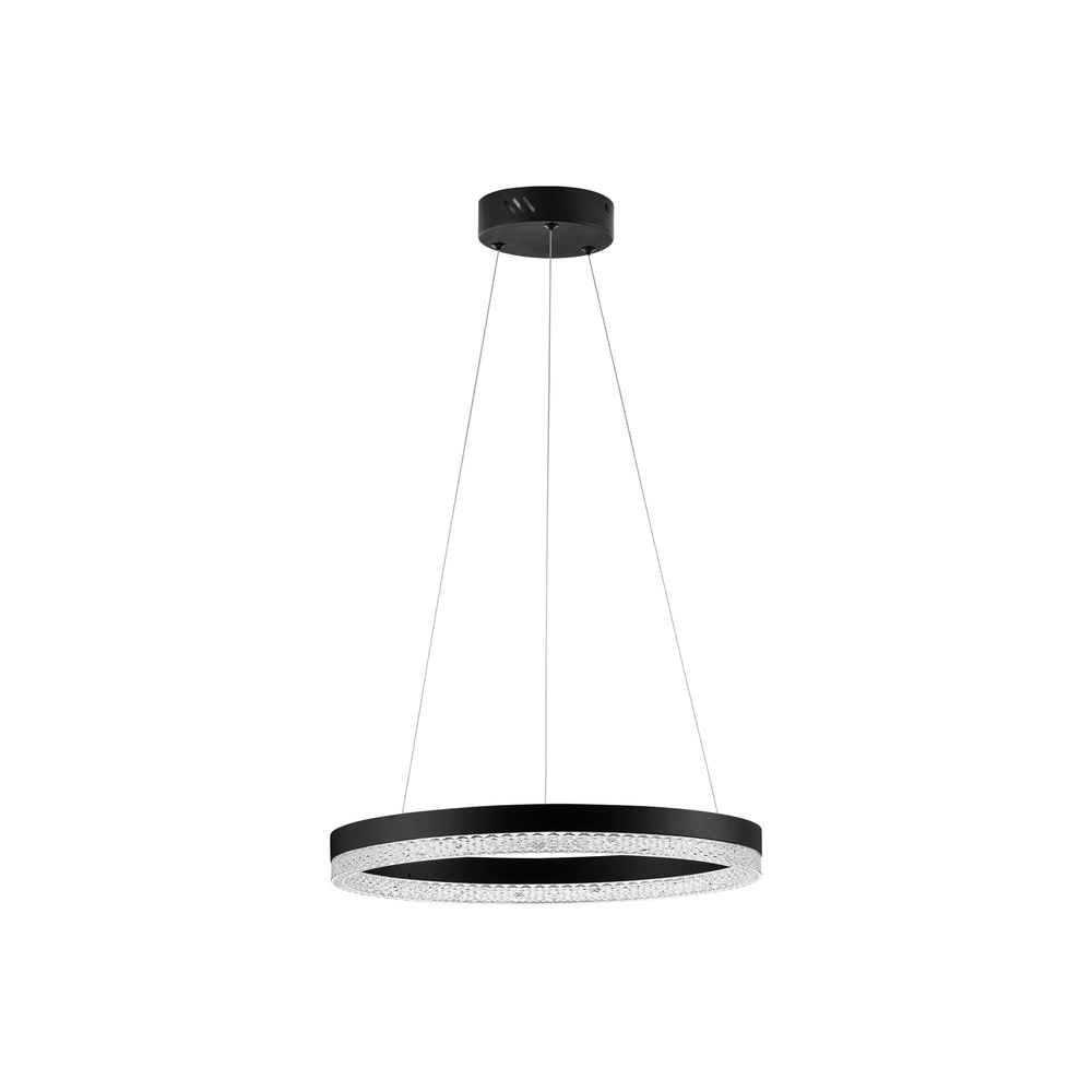 Pendant lamp Adria black Ø 40cm Lyora 5212017443762