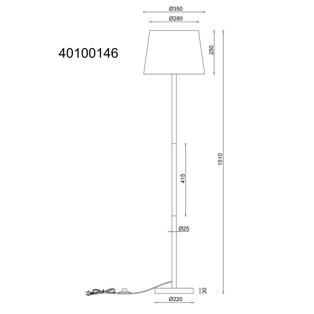 Floor lamp Joris wood Globo 9007371516810