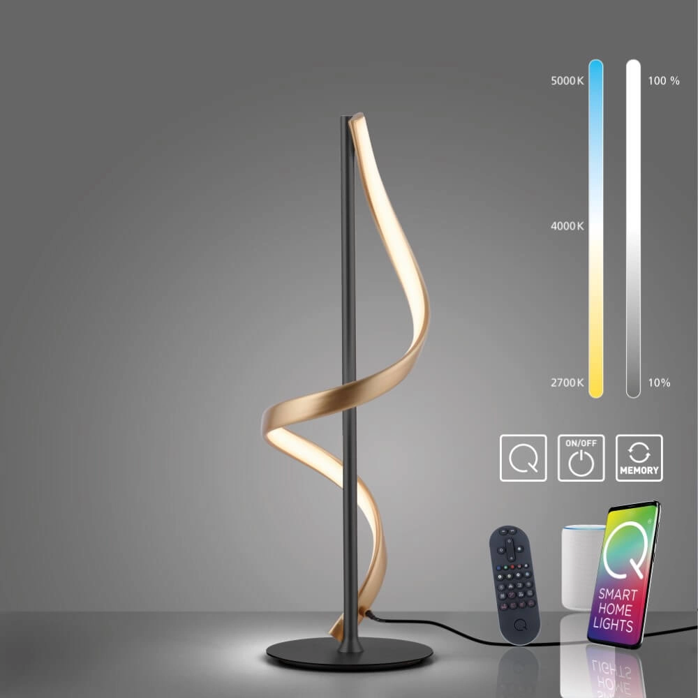 Design table lamp Q-Swing anthracite Paul Neuhaus 4012248373798