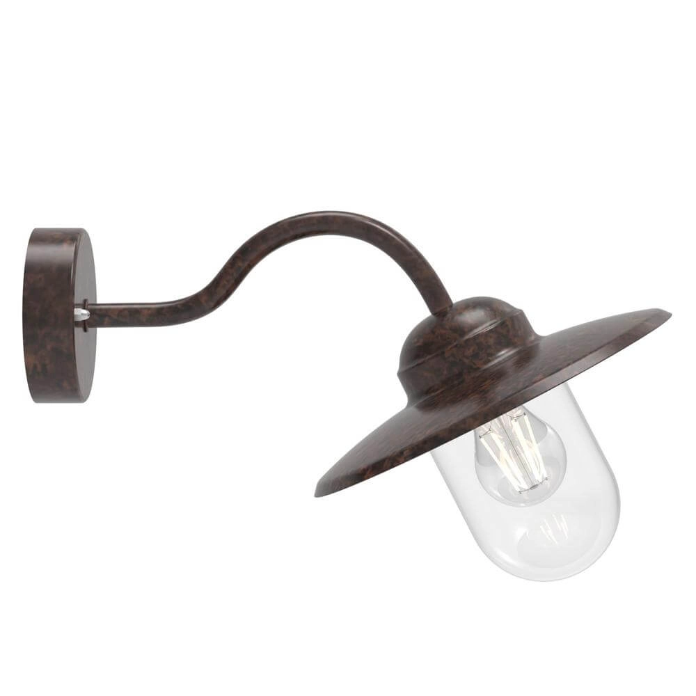 Classic wall lamp Luxembourg Rusty brown
