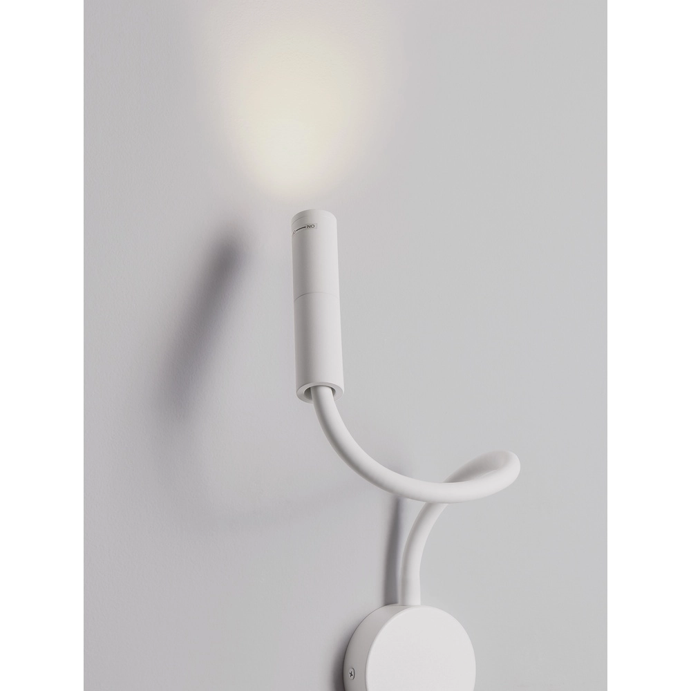 Bedside lamp Sonica white Lyora 5212017454881