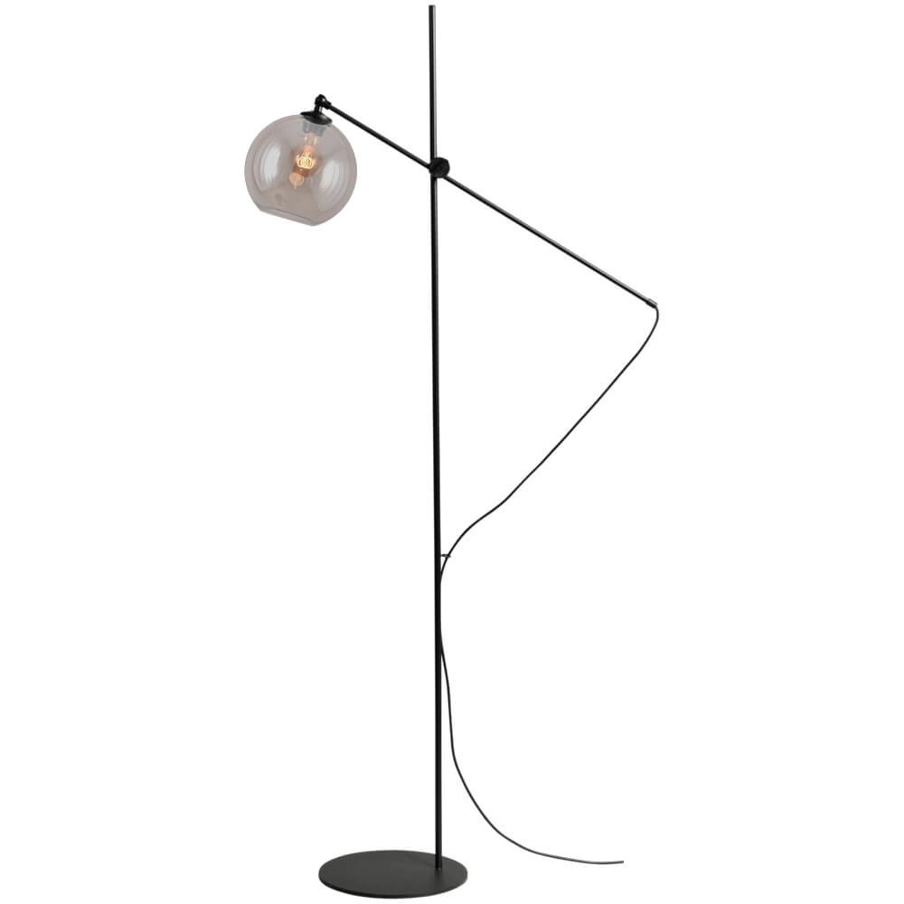 Floor lamp Bella 2 with round glass