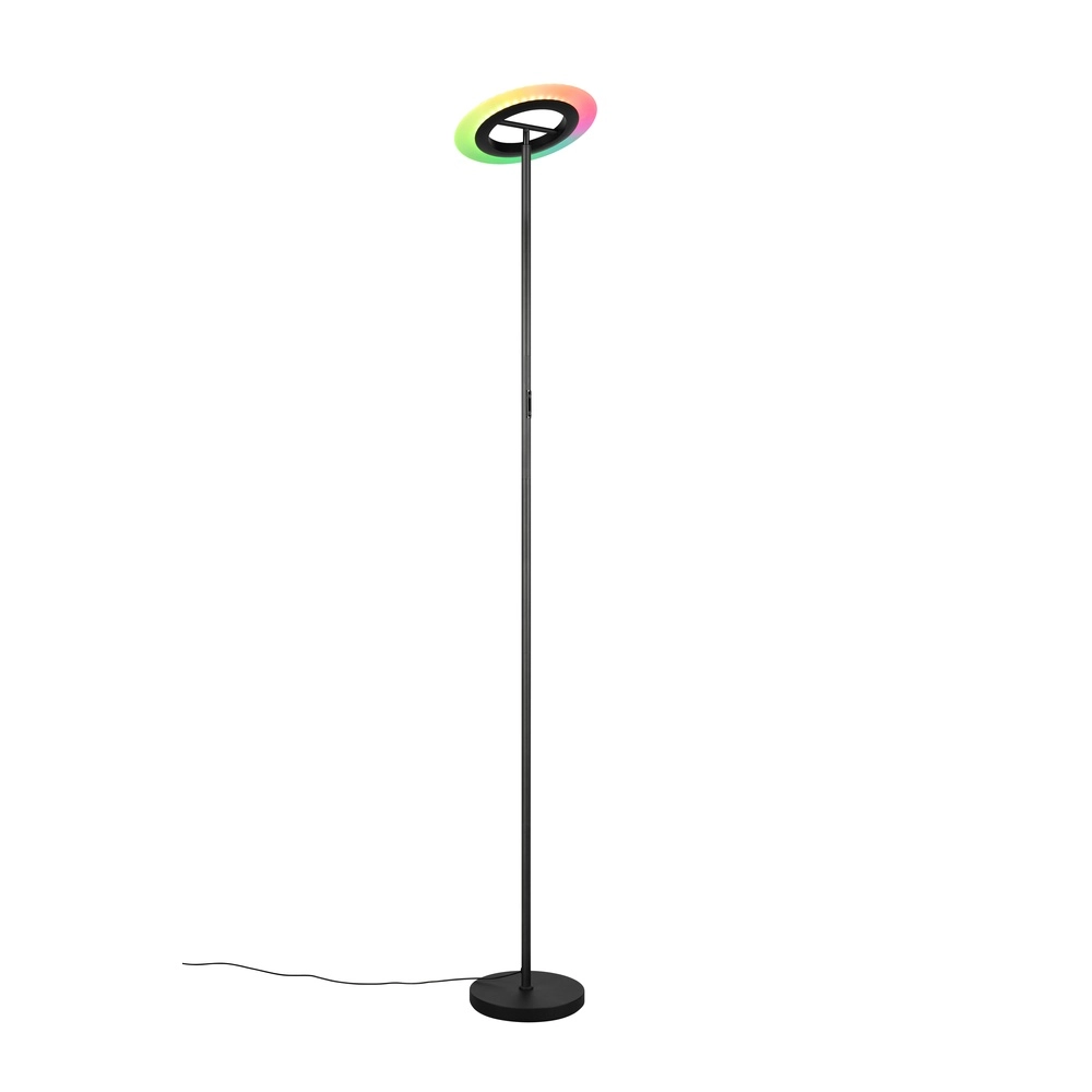 Design floor lamp Samba Black RGB