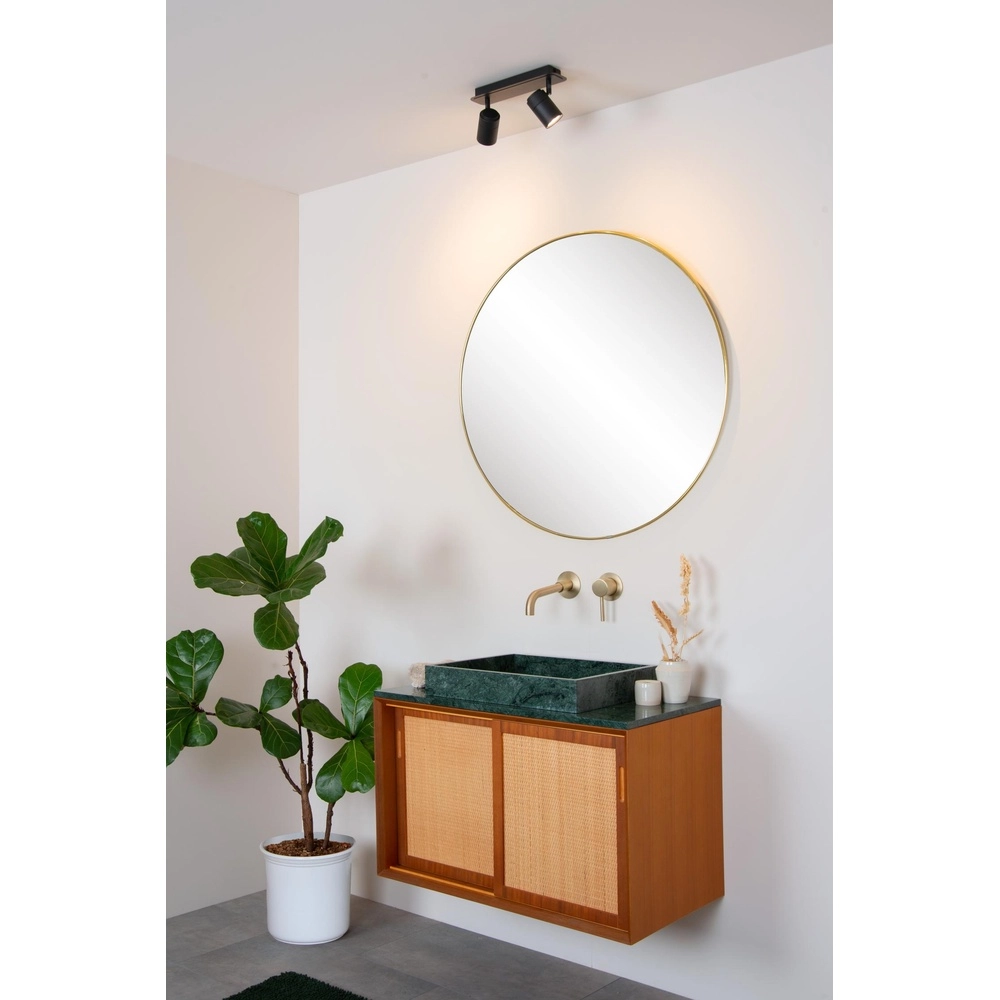 Ceiling spotlight Lennert 2-light black Lucide 5411212262684