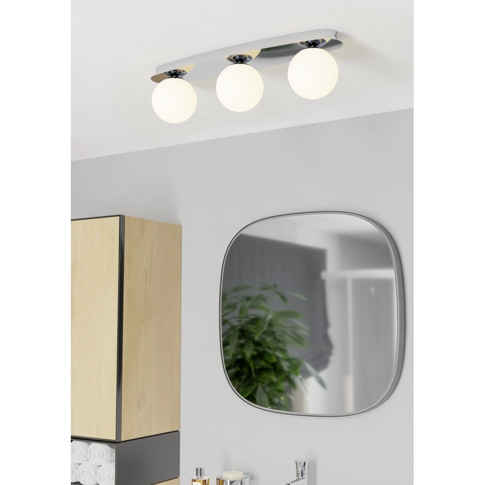 Ceiling lamp Castrovido 3-light chrome Eglo 9008606360734