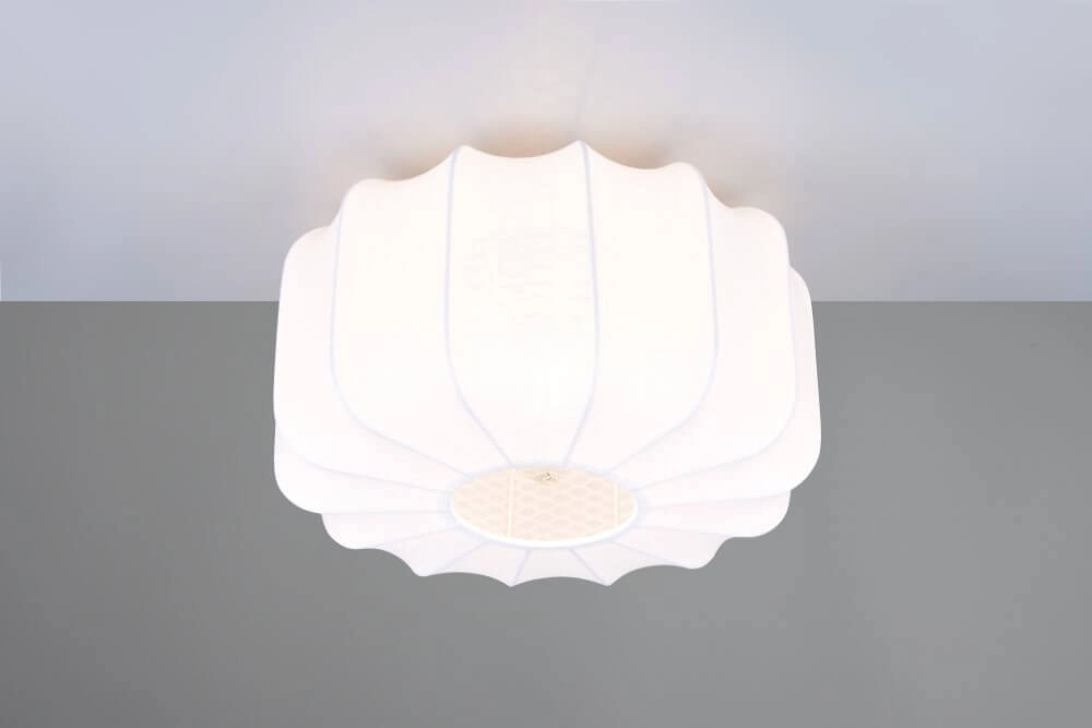 White design ceiling lamp Madleine Ø 40cm Trio 4017807638257