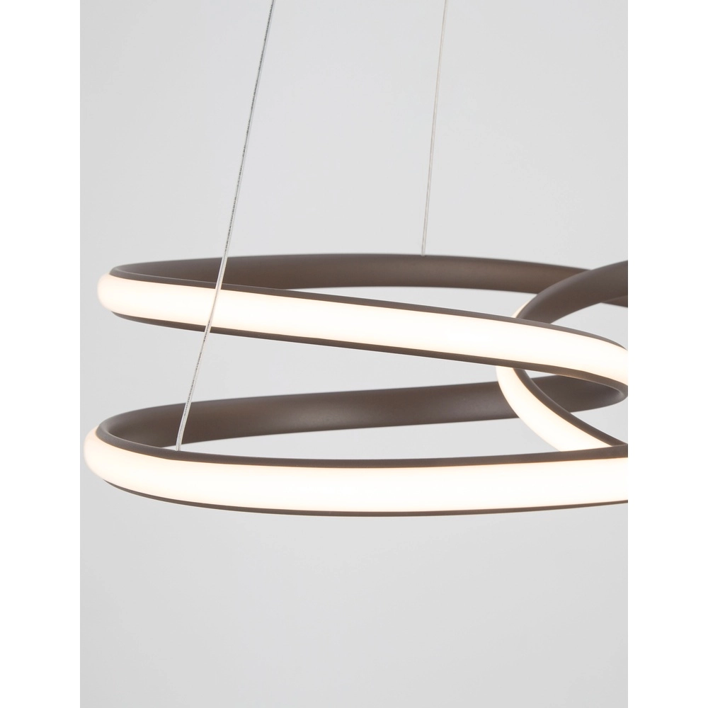 Design pendant lamp Menton coffee brown Lyora 5212017424310