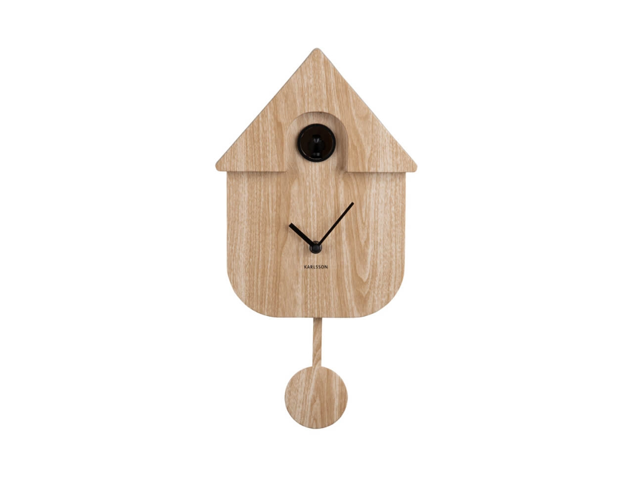 Wall Clock Modern Cuckoo wood Karlsson 8714302734199