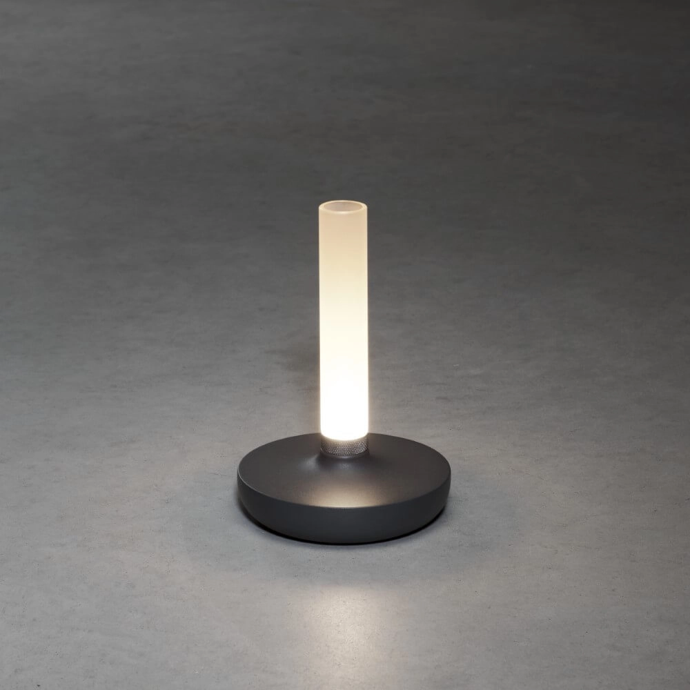 Rechargeable table lamp Biarritz anthracite KonstSmide 7318308273730