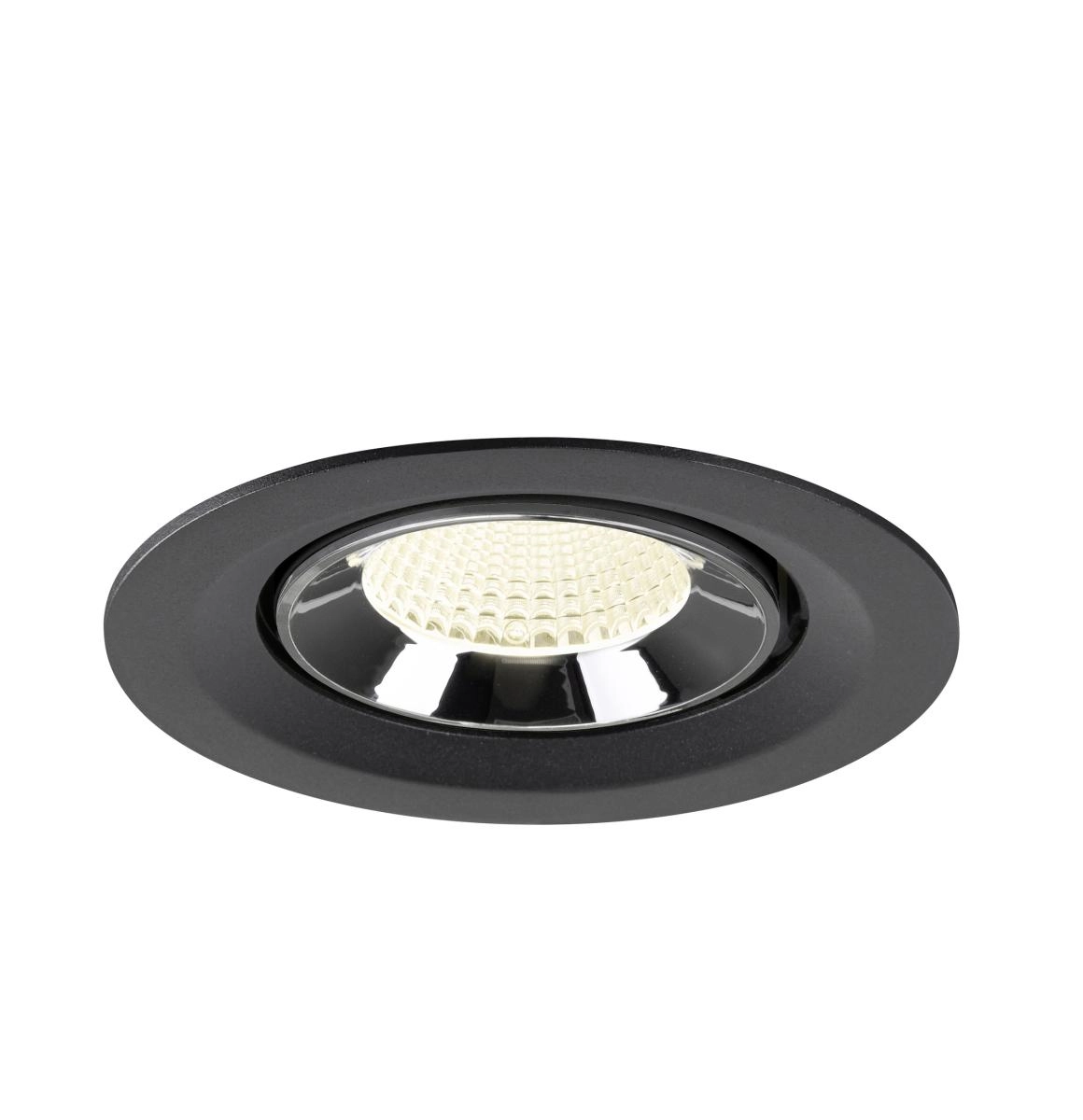 Recessed spotlight Numinos Gimble M black/chrome 4000K - 40deg SLV 4024163311724