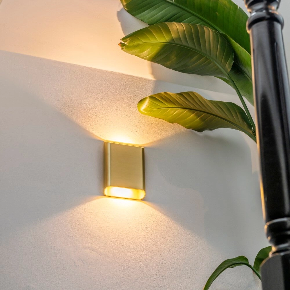 Wall lamp Diaz L Gold brushed Artdelight 8720701100312