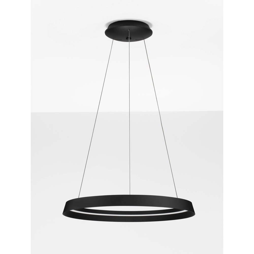 Design pendant lamp Ormi Ø 60cm black Lyora 5212017448835