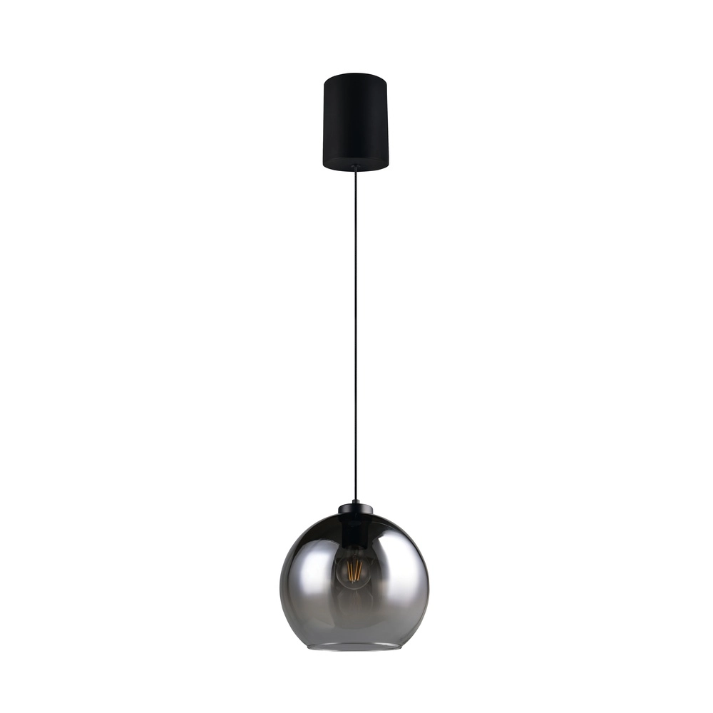 Pendant lamp Liora smoke glass Trio 4017807682366