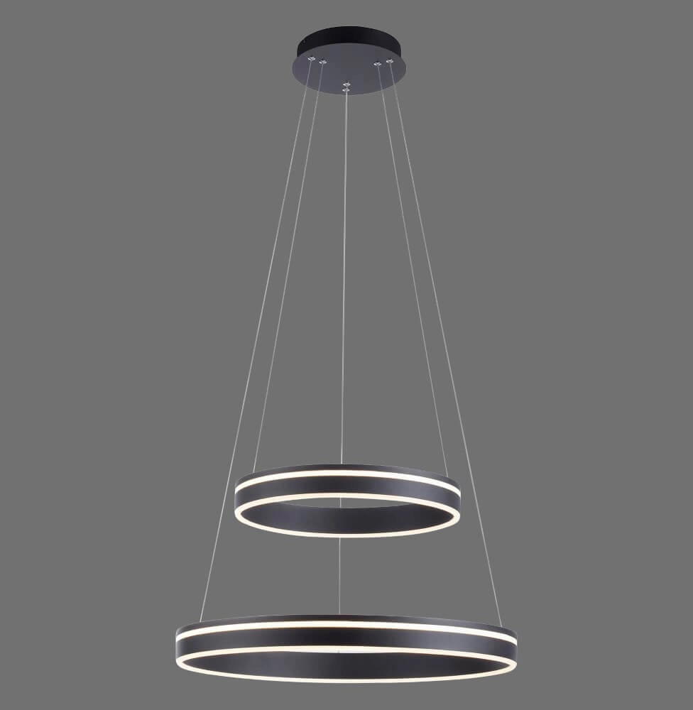 Pendant lamp Q-Vito Ø 59cm anthracite Paul Neuhaus 4012248367445