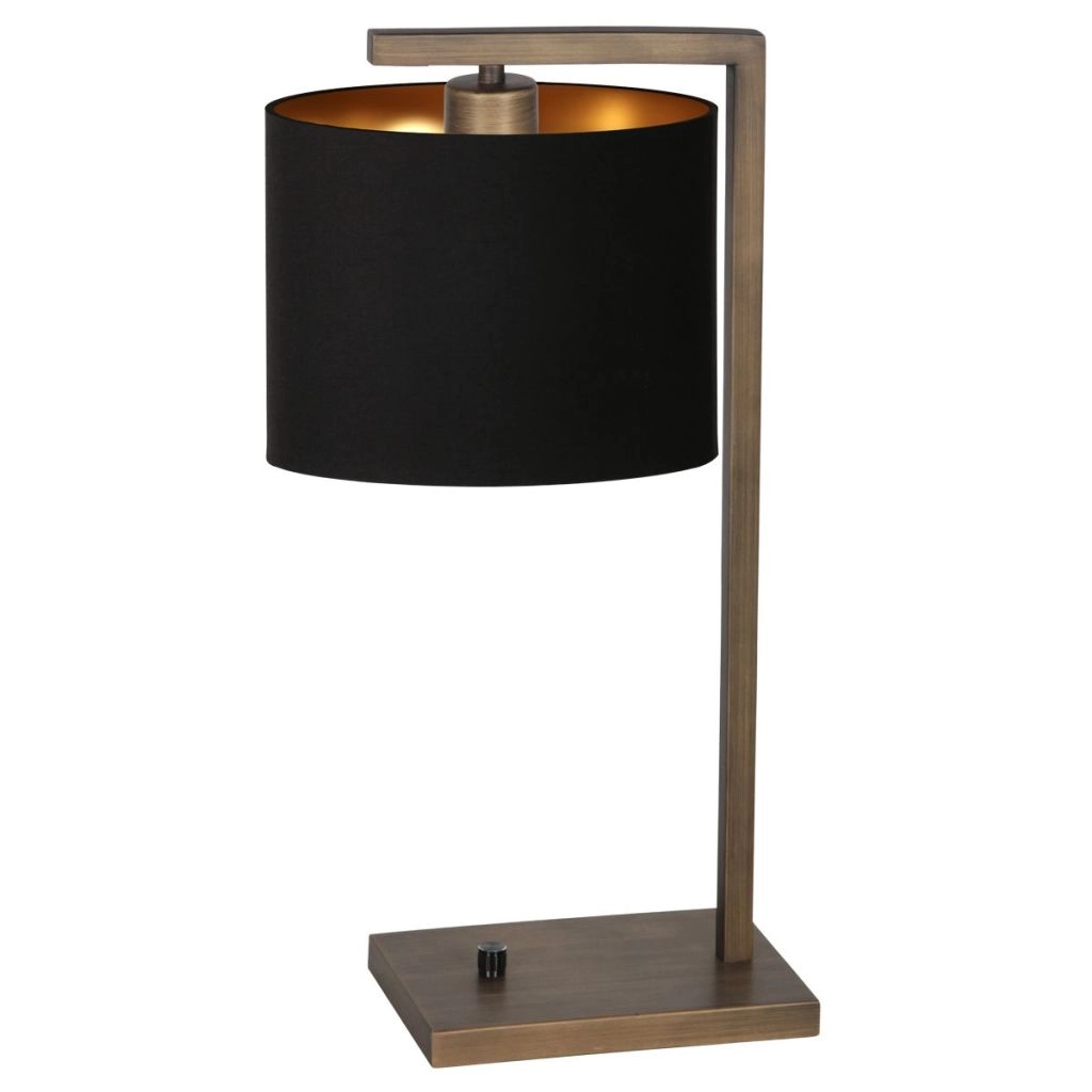 Table lamp Stang with black hood Steinhauer 8712746189759