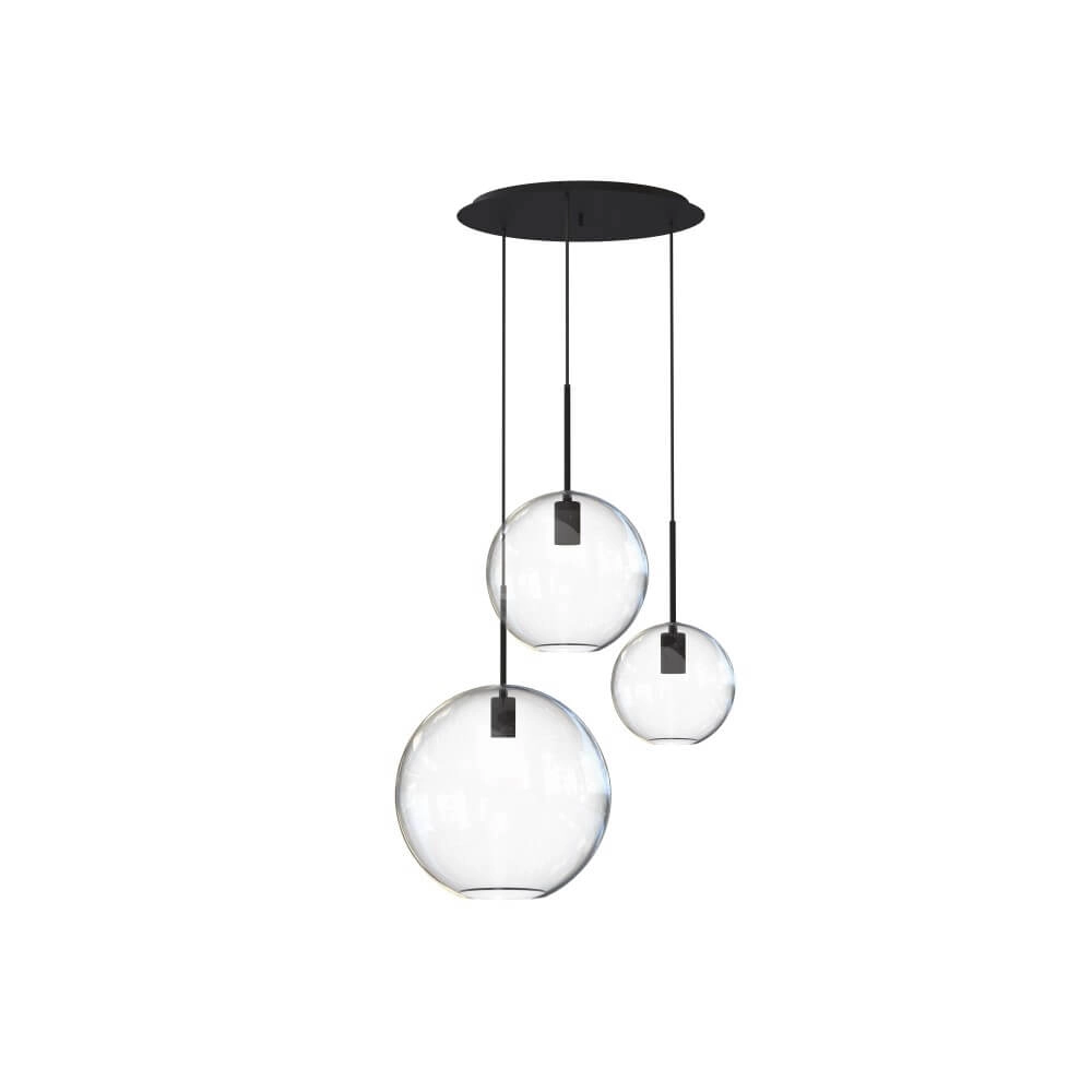Vide hanging lamp Sphere with glass