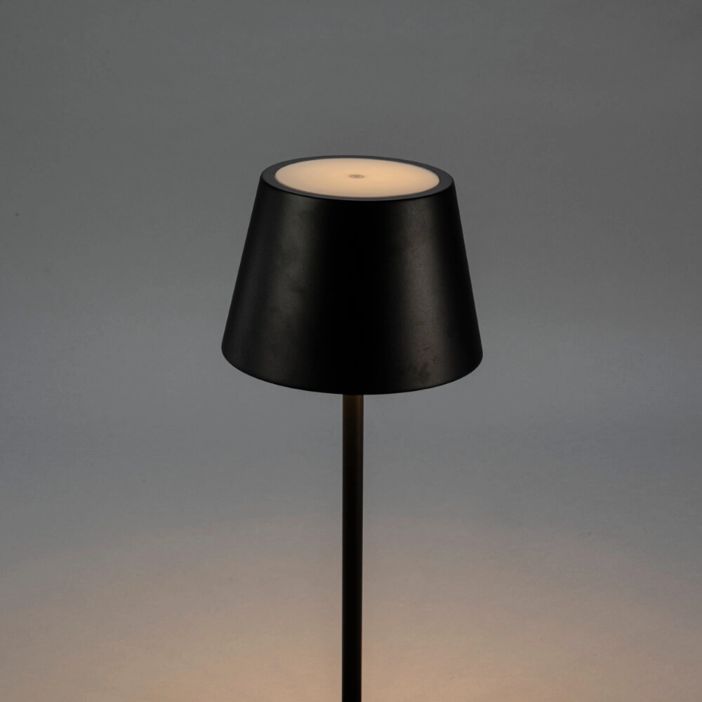 Rechargeable floor lamp Pomezia Medium black KonstSmide 7318307841756