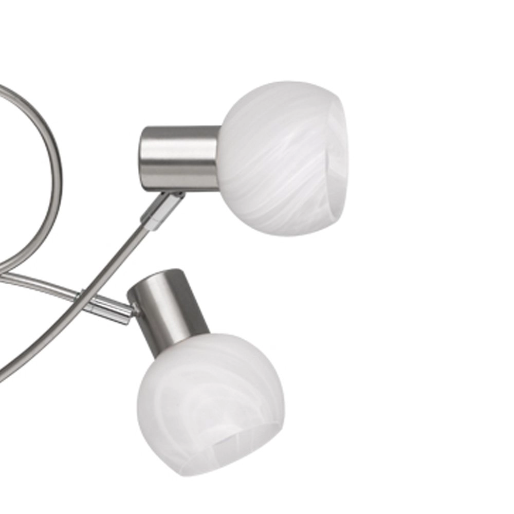 Ceiling spot Antibes Knot 5-light nickel matt Trio 4017807353648