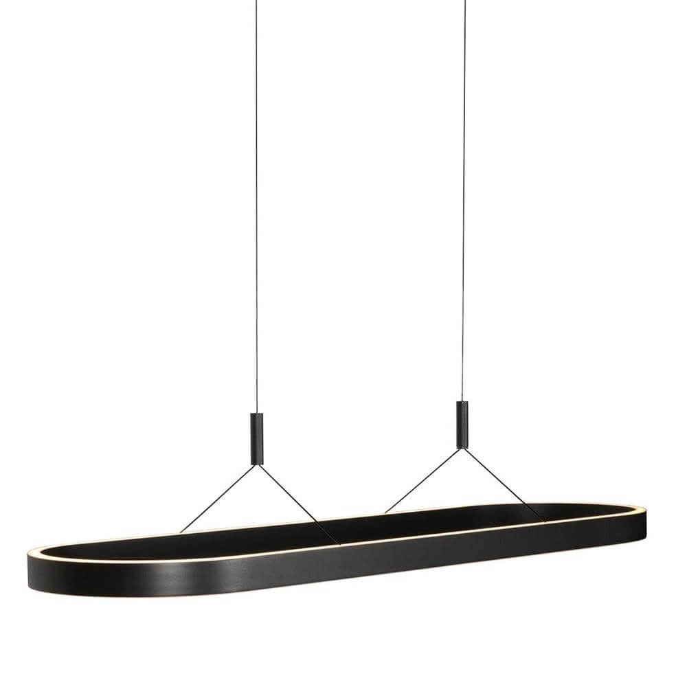 Modern pendant lamp Mykty Black oval Steinhauer 8712746178227