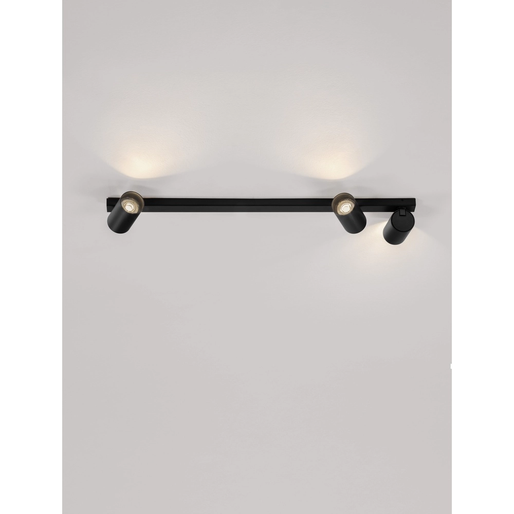 3-light ceiling lamp Oso black