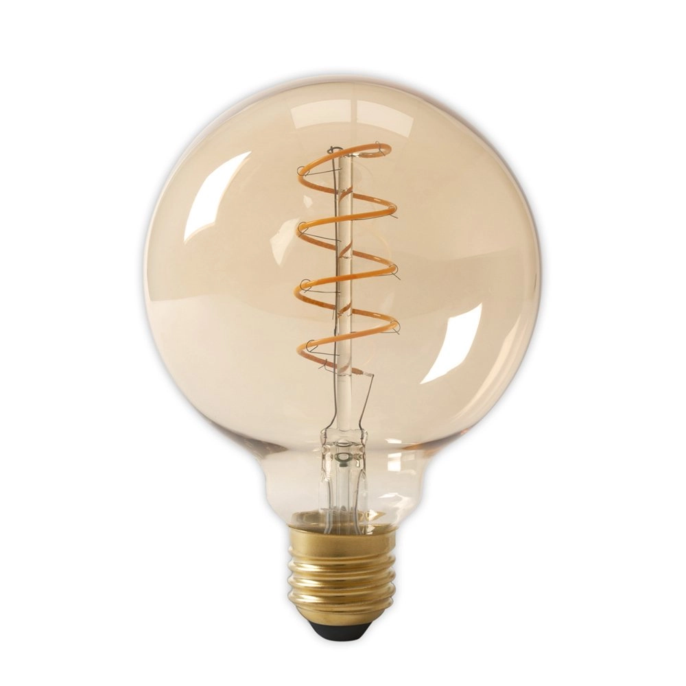 Carbon filament 3,8W - E27 - G125 - Led - Filament Gold Ø 12.5cm Circle 8712879152217