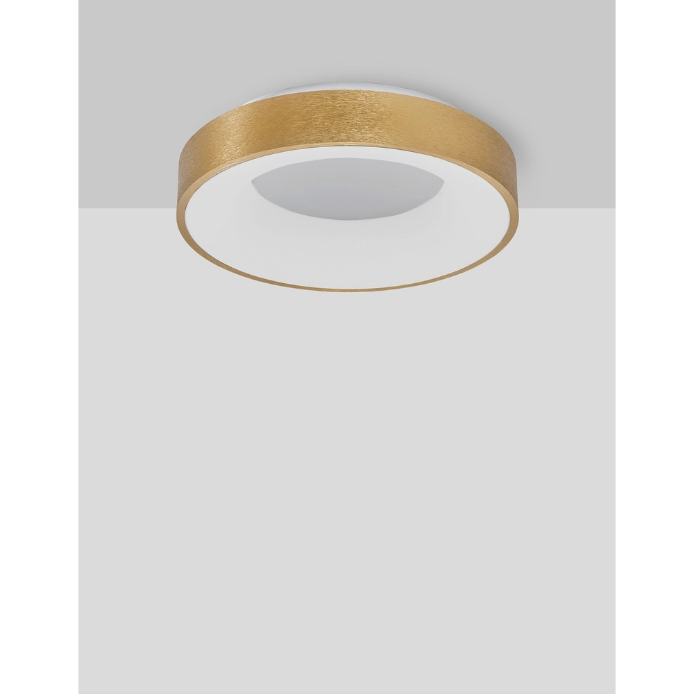 Ceiling lamp Rando Thin gold Ø 38cm Lyora 5212017420046