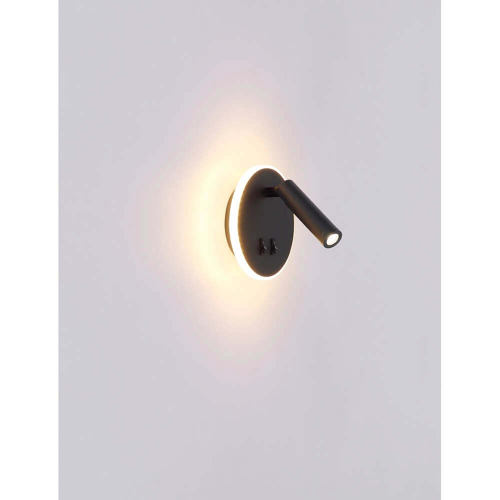 Sleek wall lamp Many black Globo 9007371419616