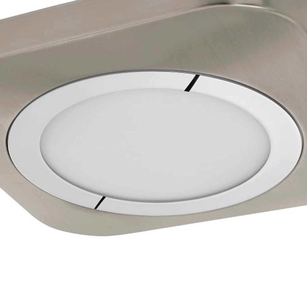 LED flush ceiling light Puyo nickel matt Eglo 9002759963958